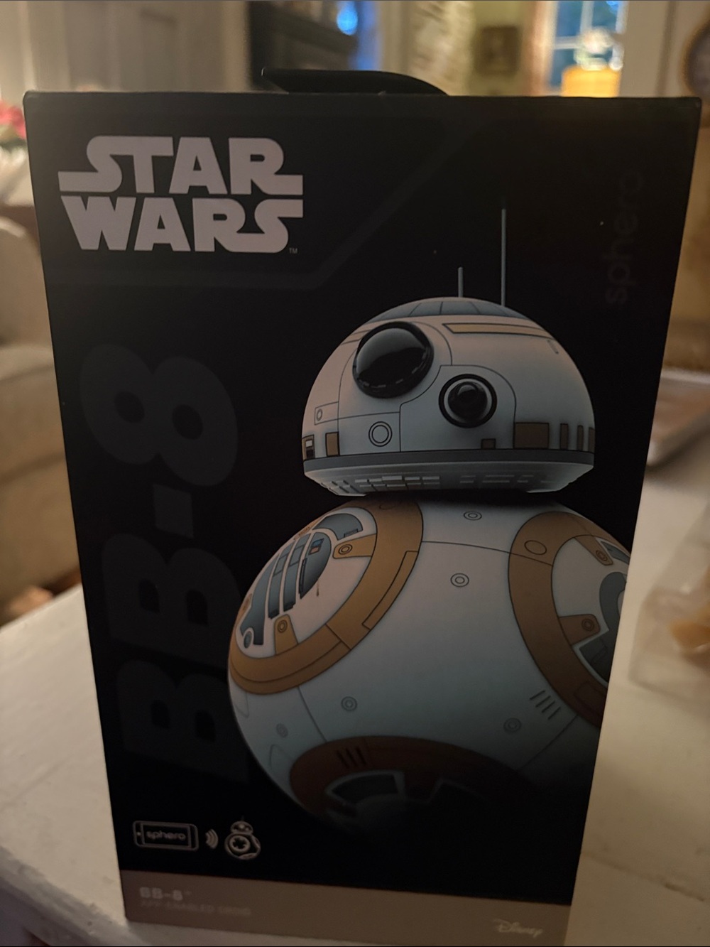 Disney Star Wars BB-8 Box with White and Orange Droid Art